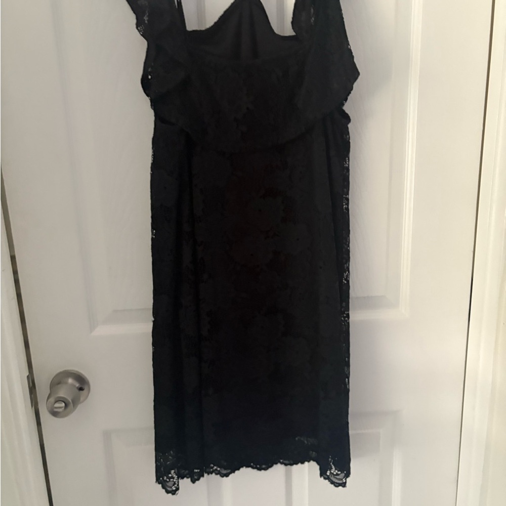 Black Lace off shoulder Dress